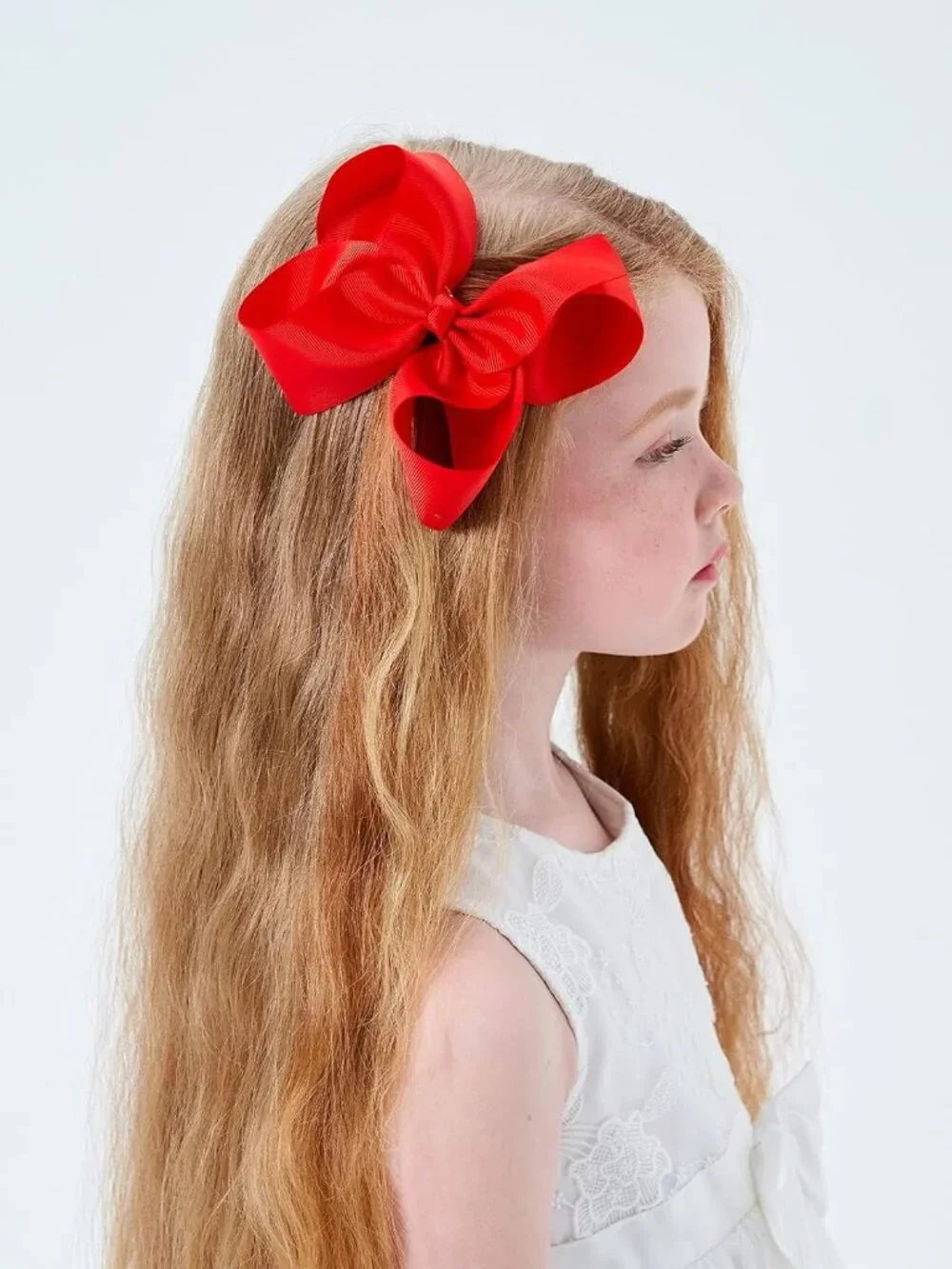 30PCS Big 6 Inch Hair Bows for Girls Grosgrain Ribbon Toddler Hair Accessories w